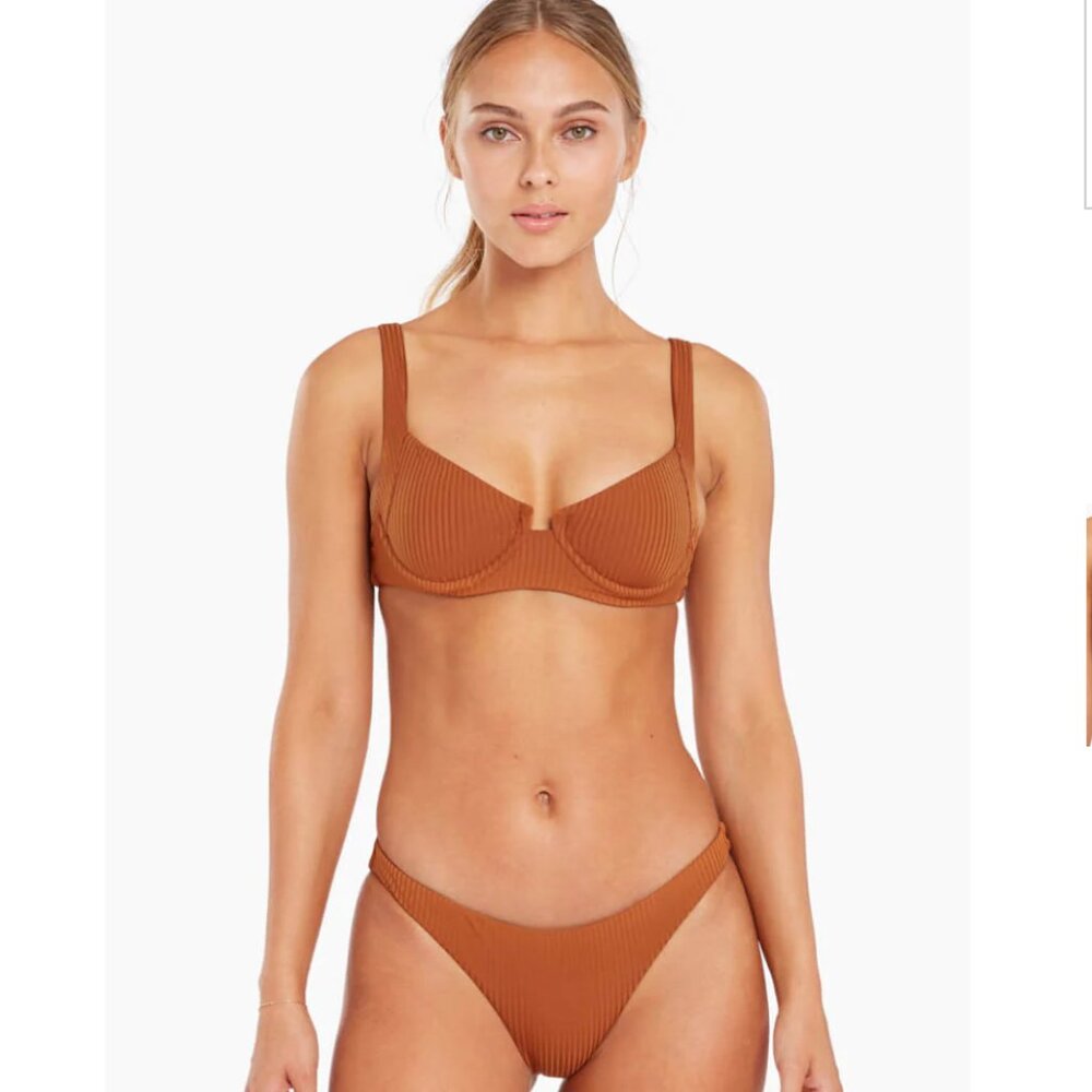 Vitamin A California High Leg - Copper Brown EcoRib